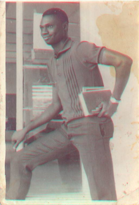 Funsho Ade Sanu on his to Chemistry Lab.1968