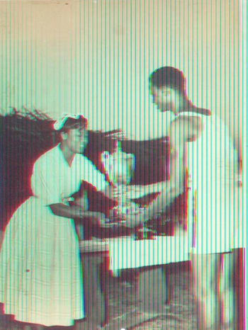 MATAMI TAKING THE MILES CUP FROM MRS ODEBIYI