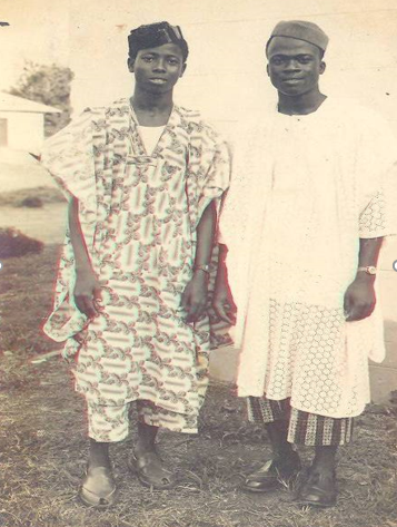 SENIOR PREFECT 1957 ON THE LEFT AND OREBIYI PREFECT 1956