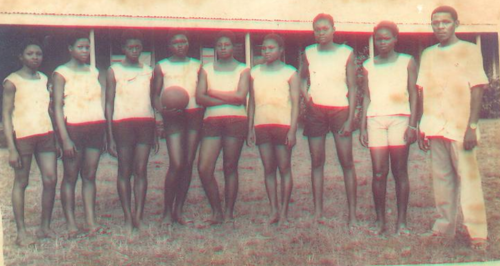 The School Net Ball Team 1969